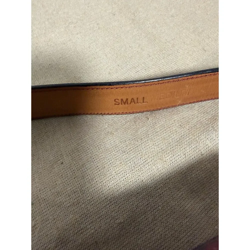 Vintage Fred Coen Boxing Groin Protector Belt Mens Small Brown Leather Cup Guard